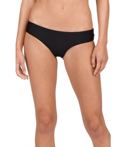 Volcom Simply Solid Cheeky Bikini Bottoms  - Black