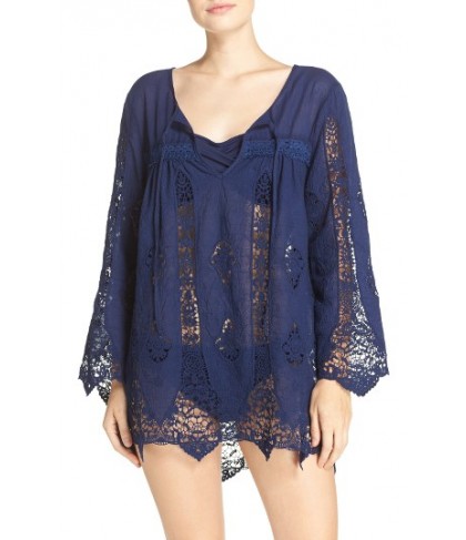 Nanette Lepore 'Caraby' Crochet Cover-Up Tunic