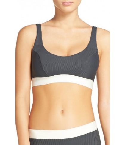 Boys + Arrows Dizzy Izzy Bikini Top  - Grey