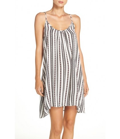 Elan Print Cover-Up Dress  - White