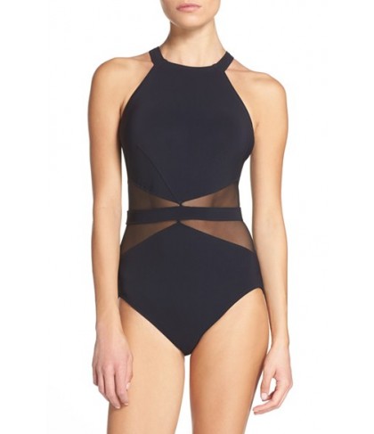 Profile By Gottex Marble One-Piece Swimsuit  - Black