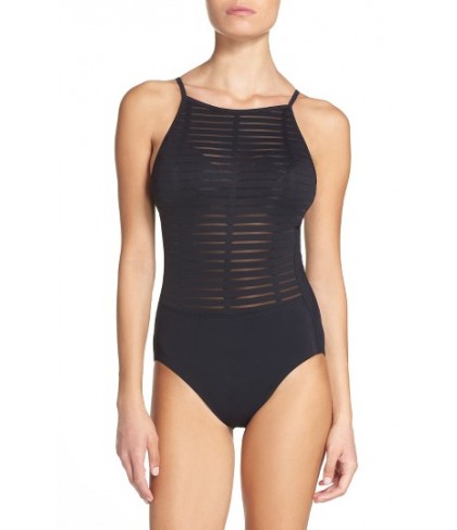 Amoressa Back On Track One-Piece Swimsuit - Black