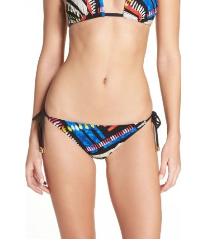 La Blanca African Beat Side Tie Bikini Bottoms  