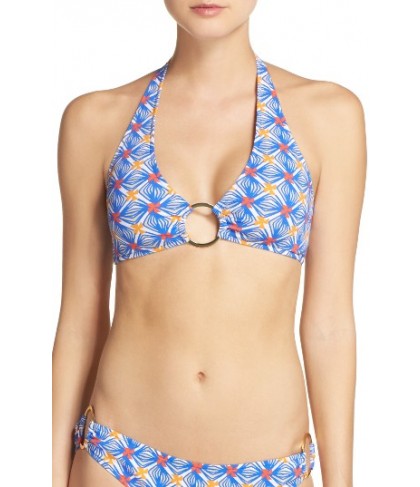 Milly Santorini Bikini Top - Blue