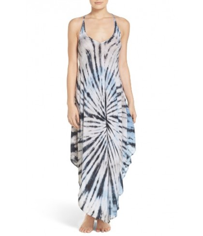 Surf Gypsy Tie-Dye Cover-Up Dress  - Blue