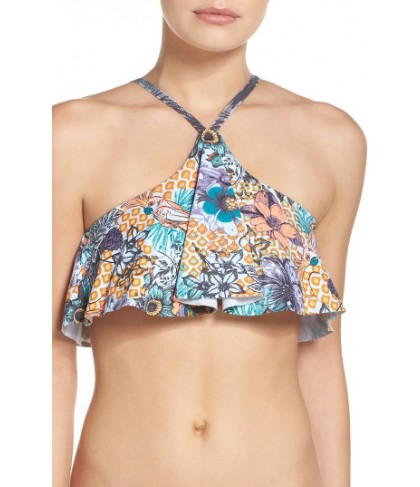 Maaji Cha Cha Chats Bikini Top  - Blue