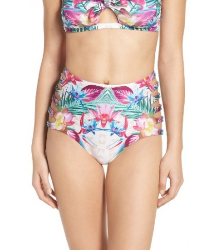 Isabella Rose Hot Tropics High Waist Bikini Bottoms