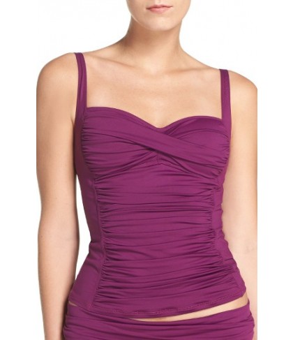 La Blanca Tankini Top - Red