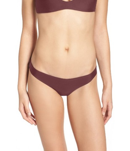 Mikoh Zuma Bikini Bottoms - Burgundy