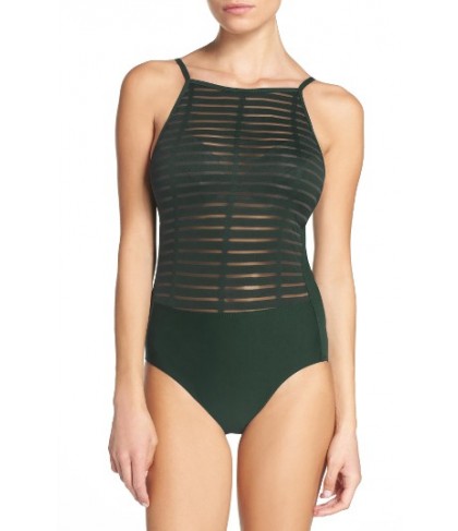 Amoressa Back On Track One-Piece Swimsuit - Green