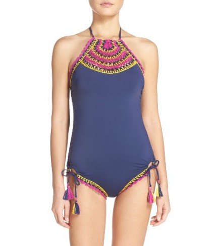 Becca Scenic Route One-Piece Swimsuit - Blue