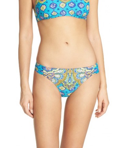 Trina Turk Corsica Bikini Bottoms - Blue/green