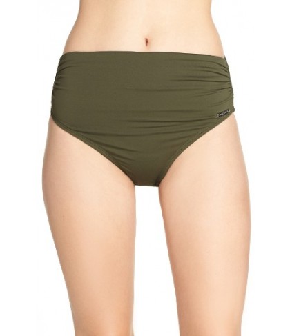 Vince Camuto Convertible High Waist Bikini Bottoms  - Green