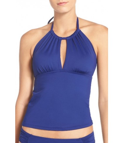 La Blanca 'Island Goddess' Halter Tankini Top