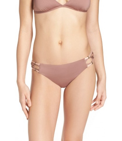 Dolce Vita Beaded Bikini Bottoms - Brown