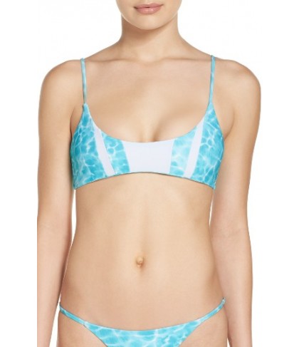 Issa De' Mar Tiare Bikini Top - Blue