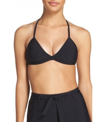 Seafolly Lola Rae Bikini Top US / 14 AU - Black