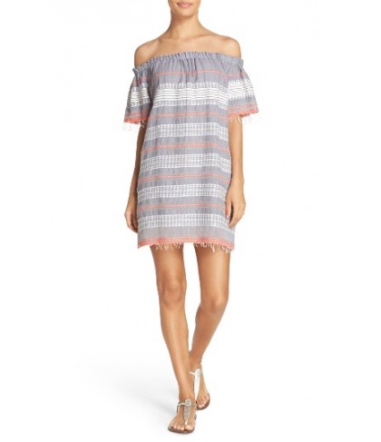 Lemlem Tabtab Off-The-Shoulder Cover-Up