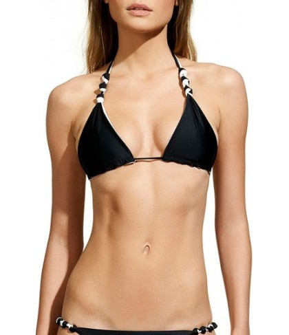  Vix Swimwear Reversible Bikini Top, Size D - Black