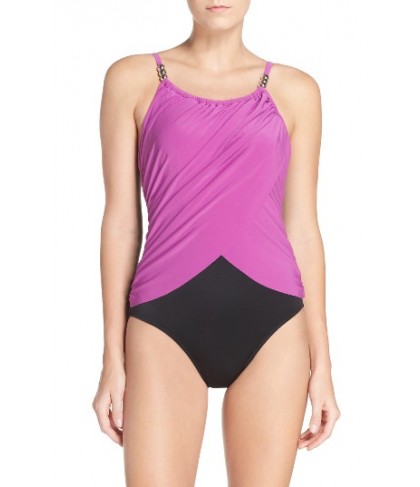 Magicsuit Lisa Underwire One-Piece Swimsuit - Purple