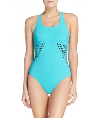 Profile By Gottex Cutting Edge One-Piece Swimsuit - Blue