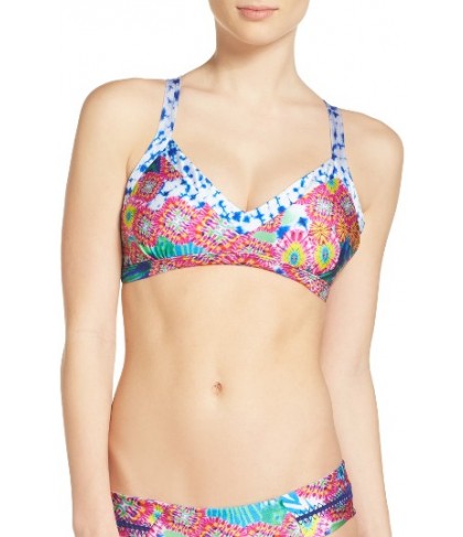 Luli Fama Print Bikini Top