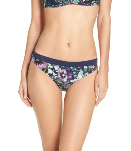 Ted Baker London Entangled Enchantment Bikini Bottoms - Blue