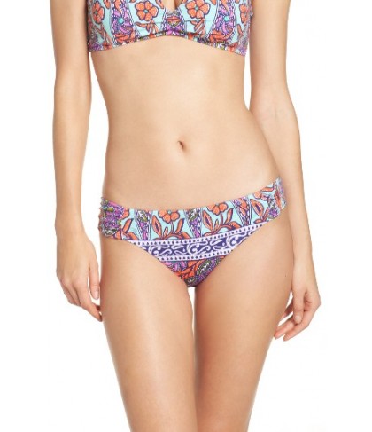 Trina Turk Balinese Batik Bikini Bottoms - Blue