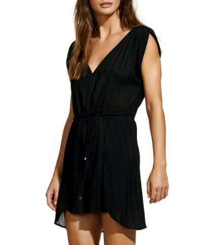 Vix Swimwear Agatha Cover-Up Caftan - Black