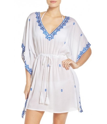 Tommy Bahama Embroidered Cover-Up Tunic