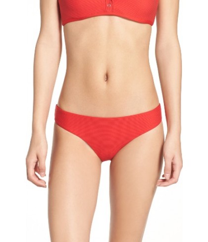 Tavik Ali Ribbed Bikini Bottoms - Red