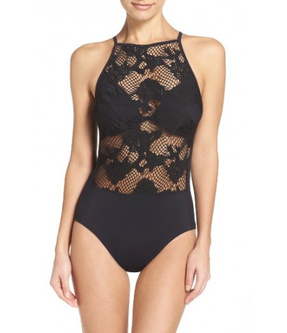 Amoressa Tres Riche One-Piece Swimsuit - Black