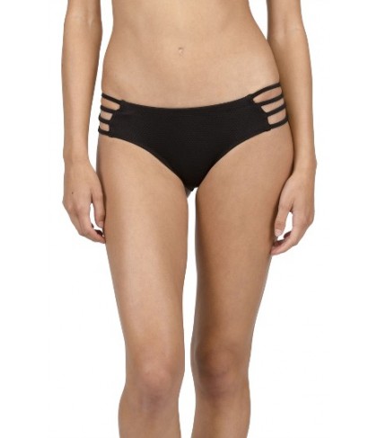 Volcom Meshed Up Cheeky Bikni Bottoms - Black