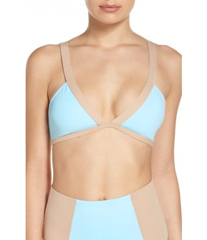 L Space Farrah Bikini Top - Blue