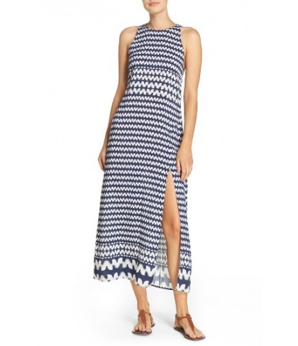 Tory Burch Windwell Cover-Up Maxi Dress - Blue