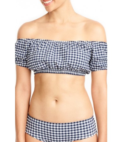 J.crew Off The Shoulder Bikini Top