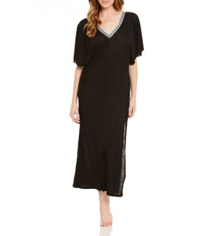 Elan Cover-Up Caftan - Black