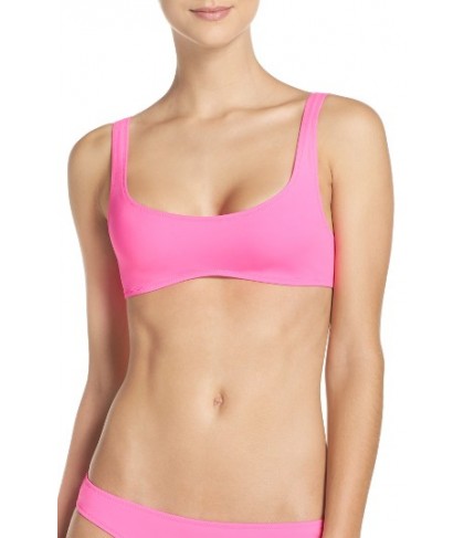Solid & Striped Elle Bikini Top - Pink