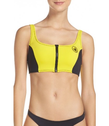 Body Glove Retro Bikini Top - Yellow