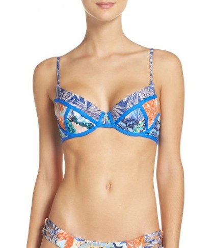 Maaji Picture This Underwire Bikini Top - Blue