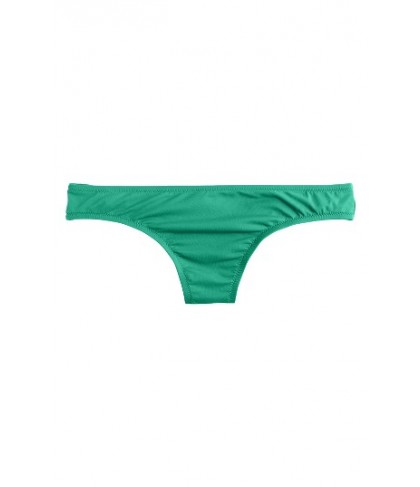 J.crew Italian Matte Bikini Bottoms - Green