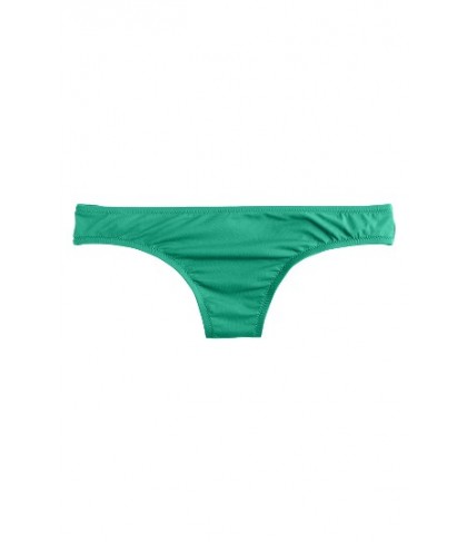  J.crew Italian Matte Bikini Bottoms, Size XX-Small - Green