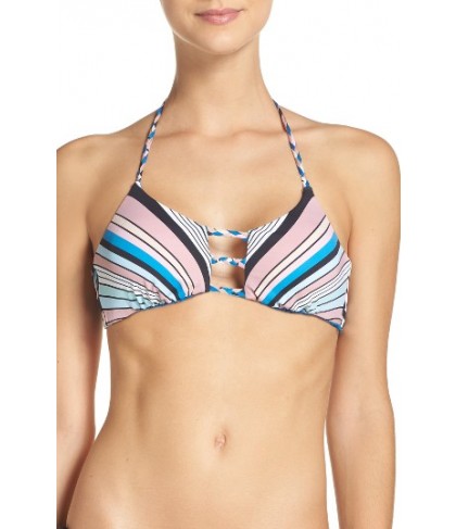 The Bikini Lab Reversible Bikini Top - Blue