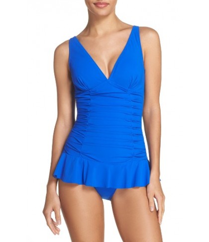 Profile By Gottex Origami Swim Dress - Blue