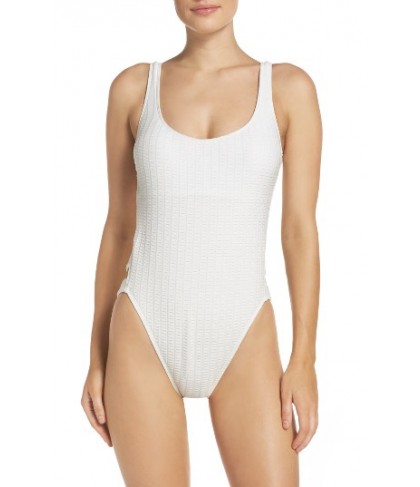 Lucky Brand Sucker For Pretty One-Piece Swimsuit - White
