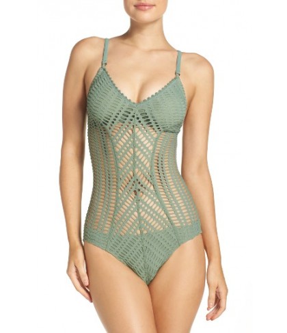 Robin Piccone Sophia One-Piece Swimsuit - Green