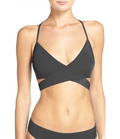 Laundry By Shelli Segal Beaded Bikini Top - Black