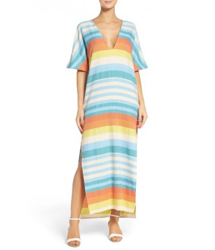 Mara Hoffman Stripe Cover-Up Dress - Ivory