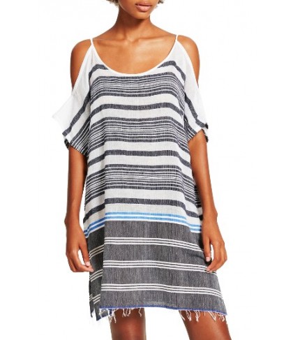 Lemlem Aziza Cold Shoulder Cover-Up Dress