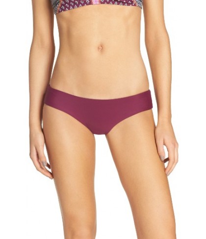 Bca Move Along Bikini Bottoms - Burgundy